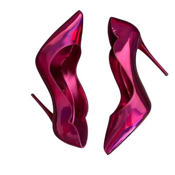 Christian Louboutin Hot Chick 100 Patent Lining in Fuxia Size 39.5 - Picture 6 of 11